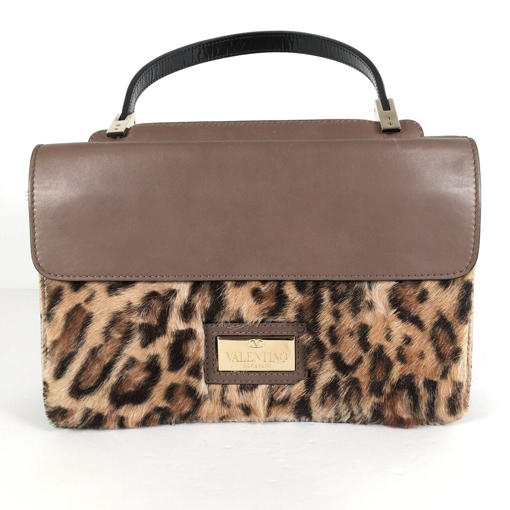 Valentino Leopard Top Handle