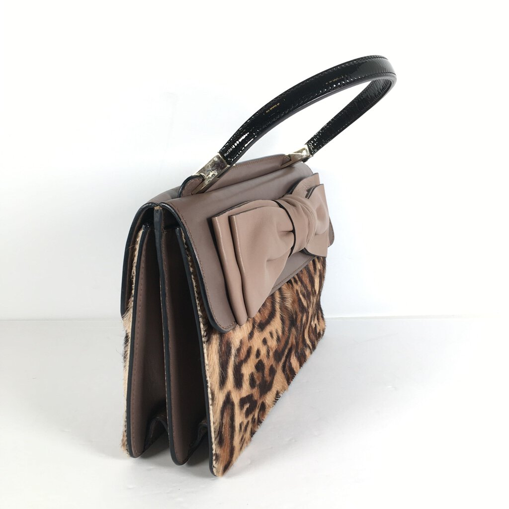 Valentino Leopard Top Handle