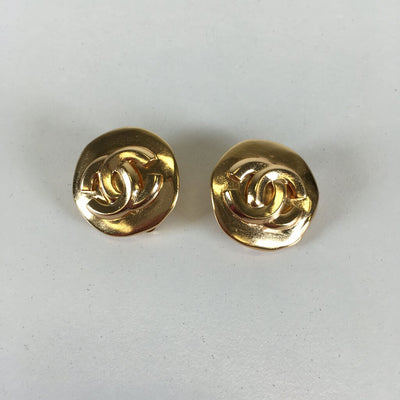 Chanel Clip On Earrings