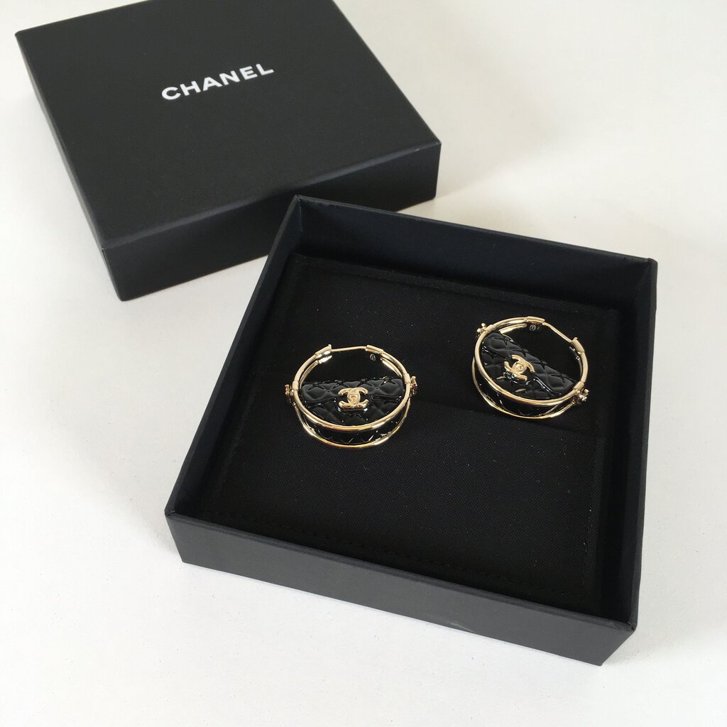 Chanel Hoop Earrings