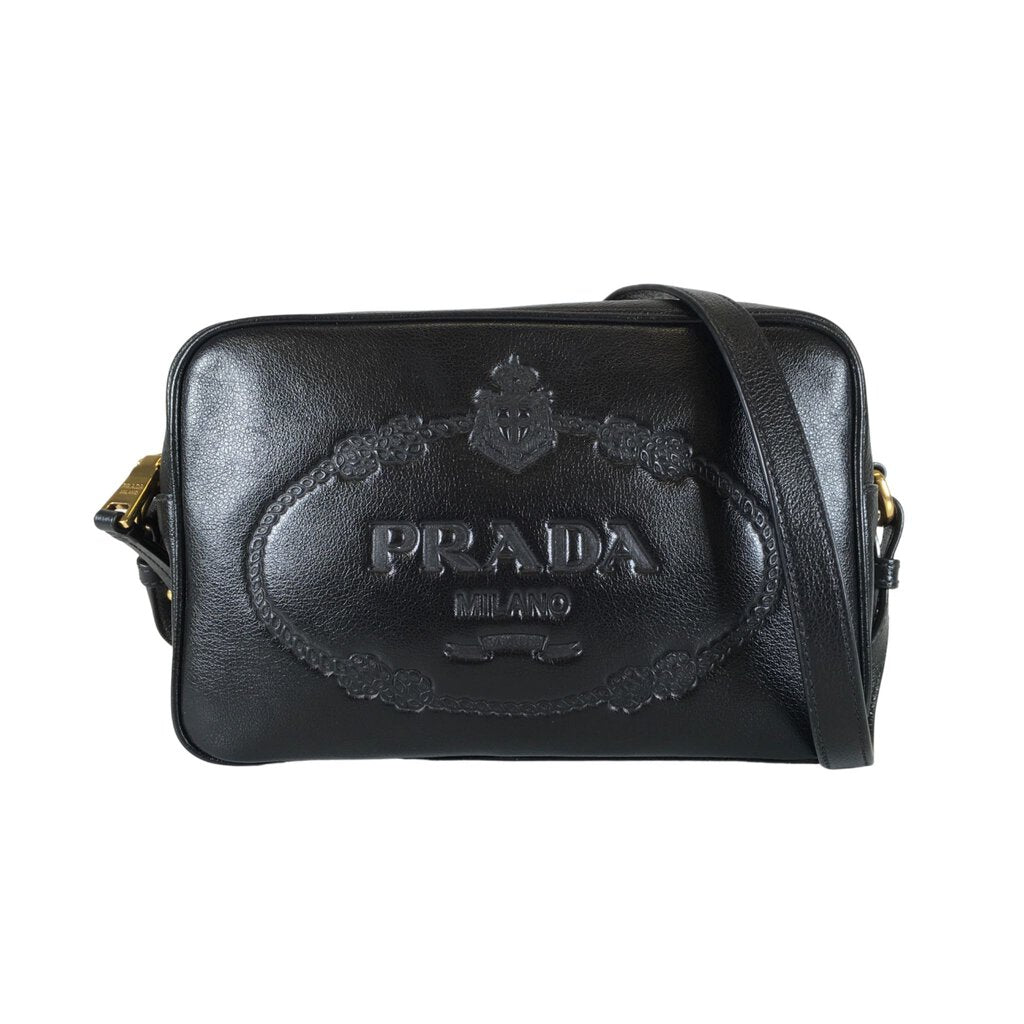 Prada Jacquard Embossed Camera Bag