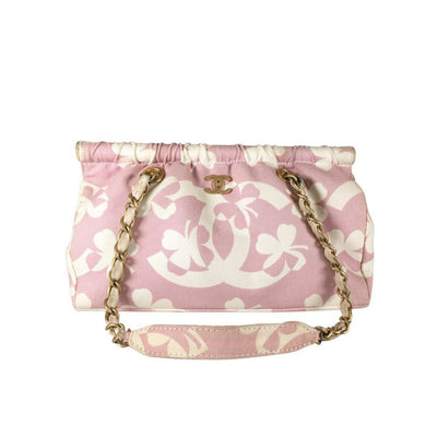 Chanel Clover Print Frame Bag