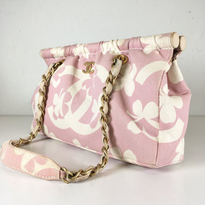 Chanel Clover Print Frame Bag