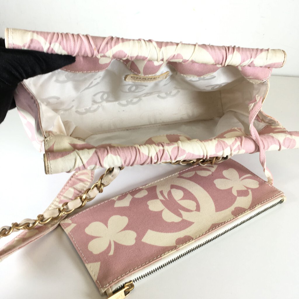 Chanel Clover Print Frame Bag