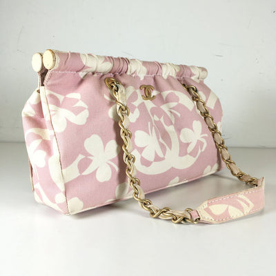 Chanel Clover Print Frame Bag