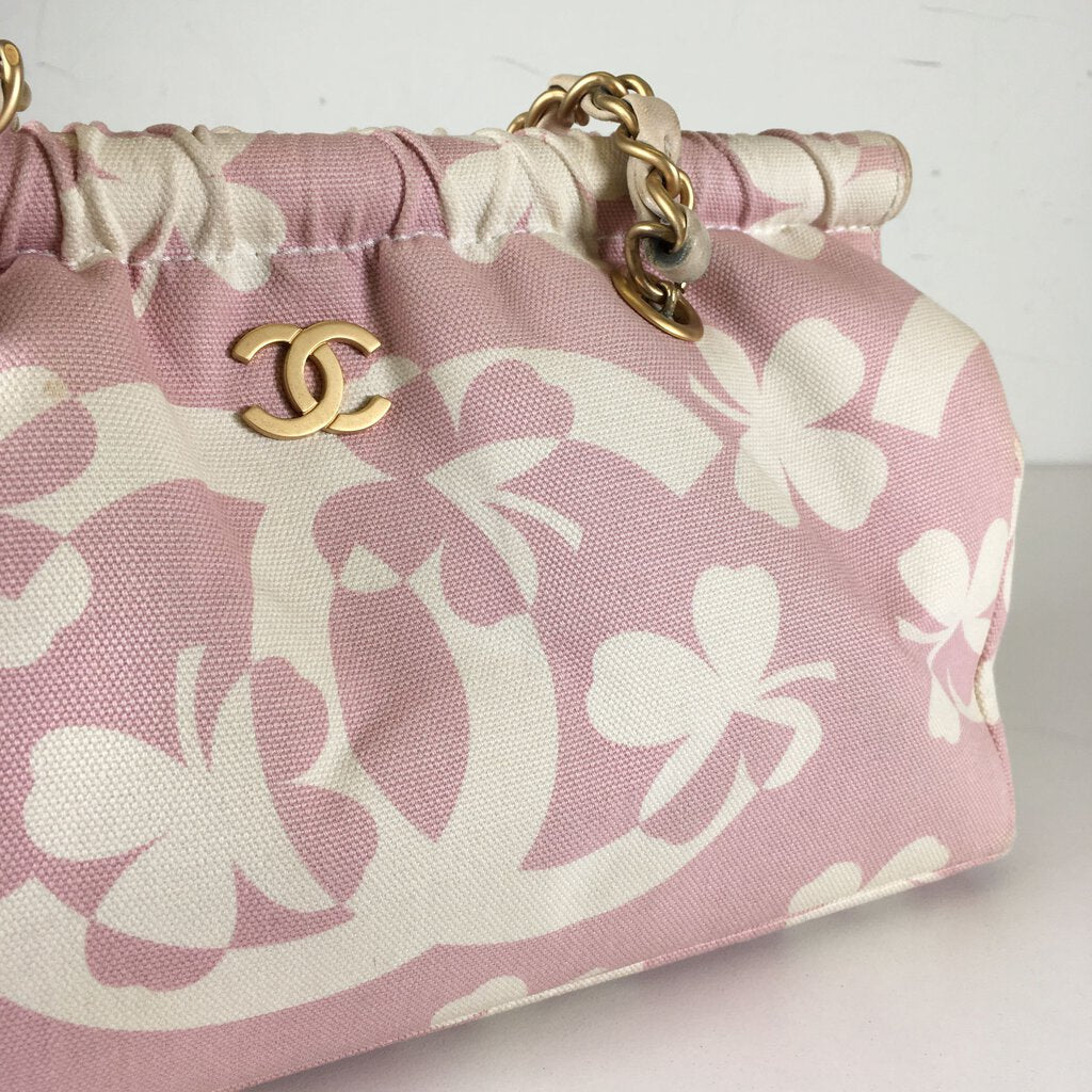 Chanel Clover Print Frame Bag