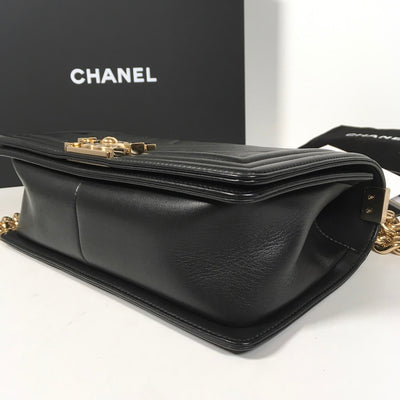 Chanel Chevron Boy Bag