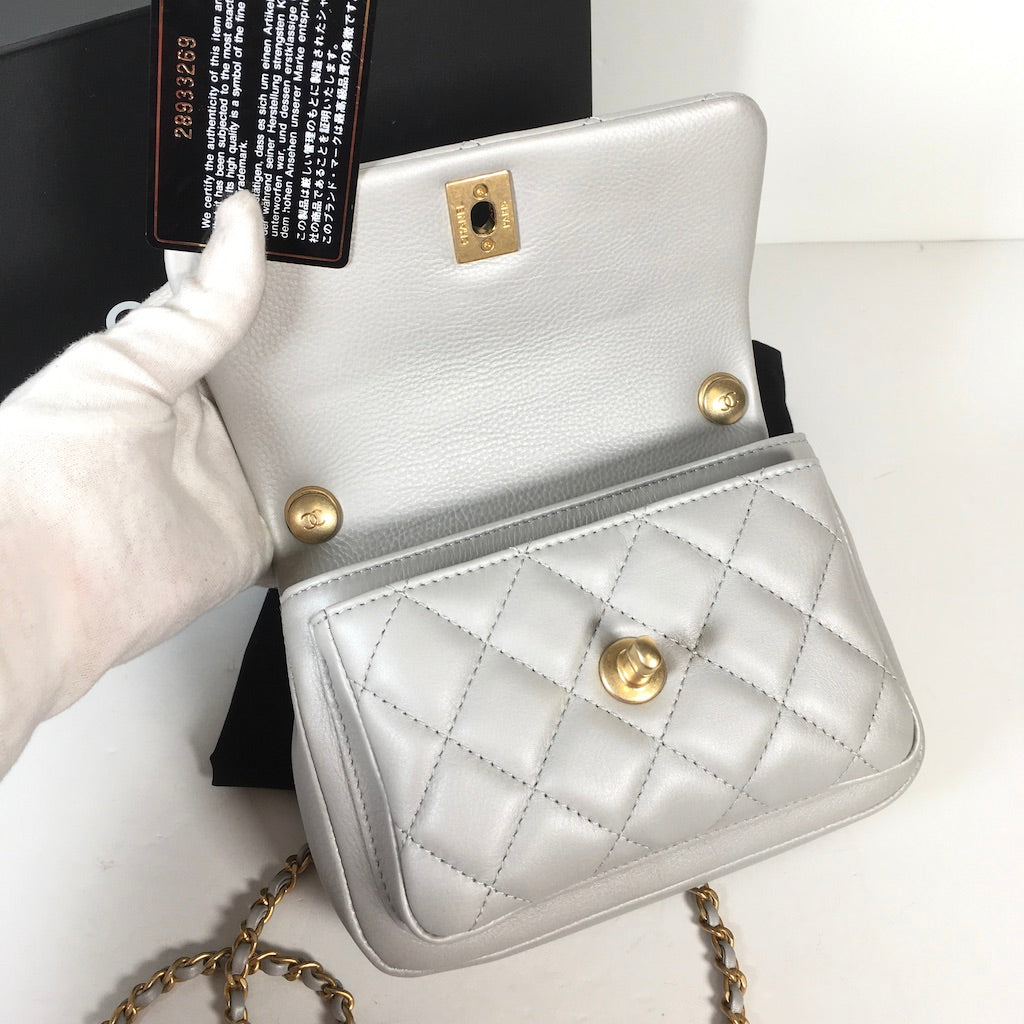 Chanel Mini Top Handle Bag