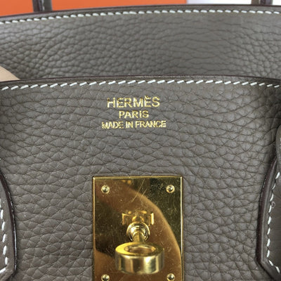 Hermès Birkin Bag gray etoupe