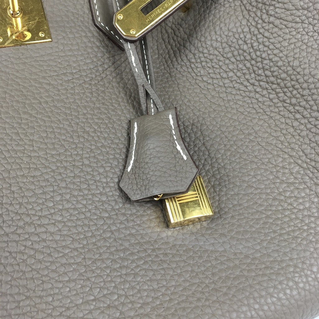 Hermès Birkin Bag gray etoupe