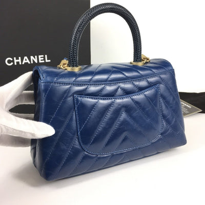 Chanel Mini Lizard Cocohandle