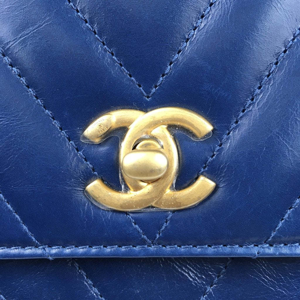 Chanel Mini Lizard Cocohandle
