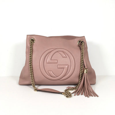 Gucci Soho Chain Tote in rose pink