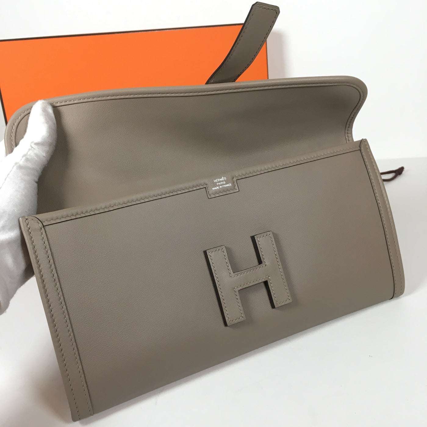 Hermès Jige Elan Clutch