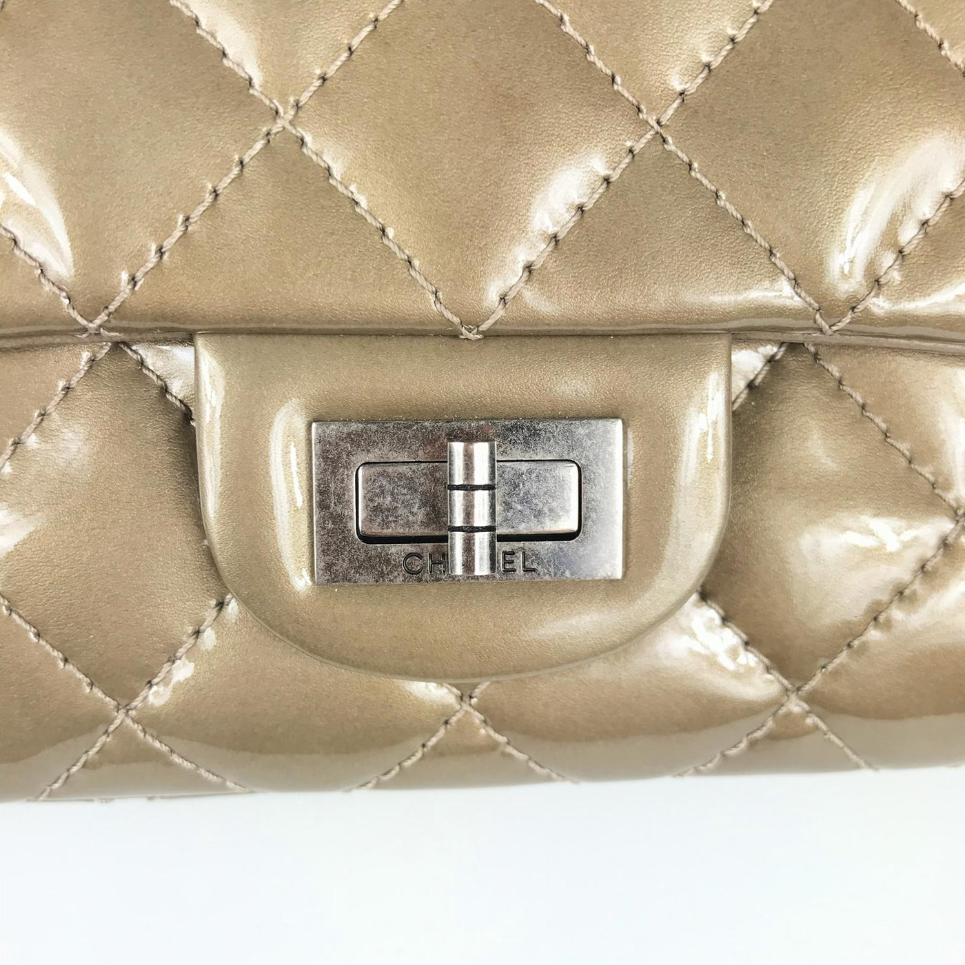 Chanel 2.55 Reissue Flap in Bronze with silver hardware 