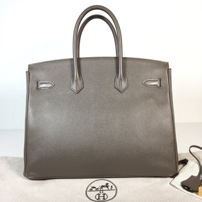 Hermès Birkin Bag gray etain