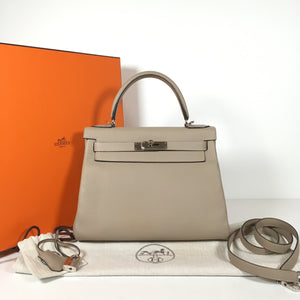 Hermes Kelly in Beige 