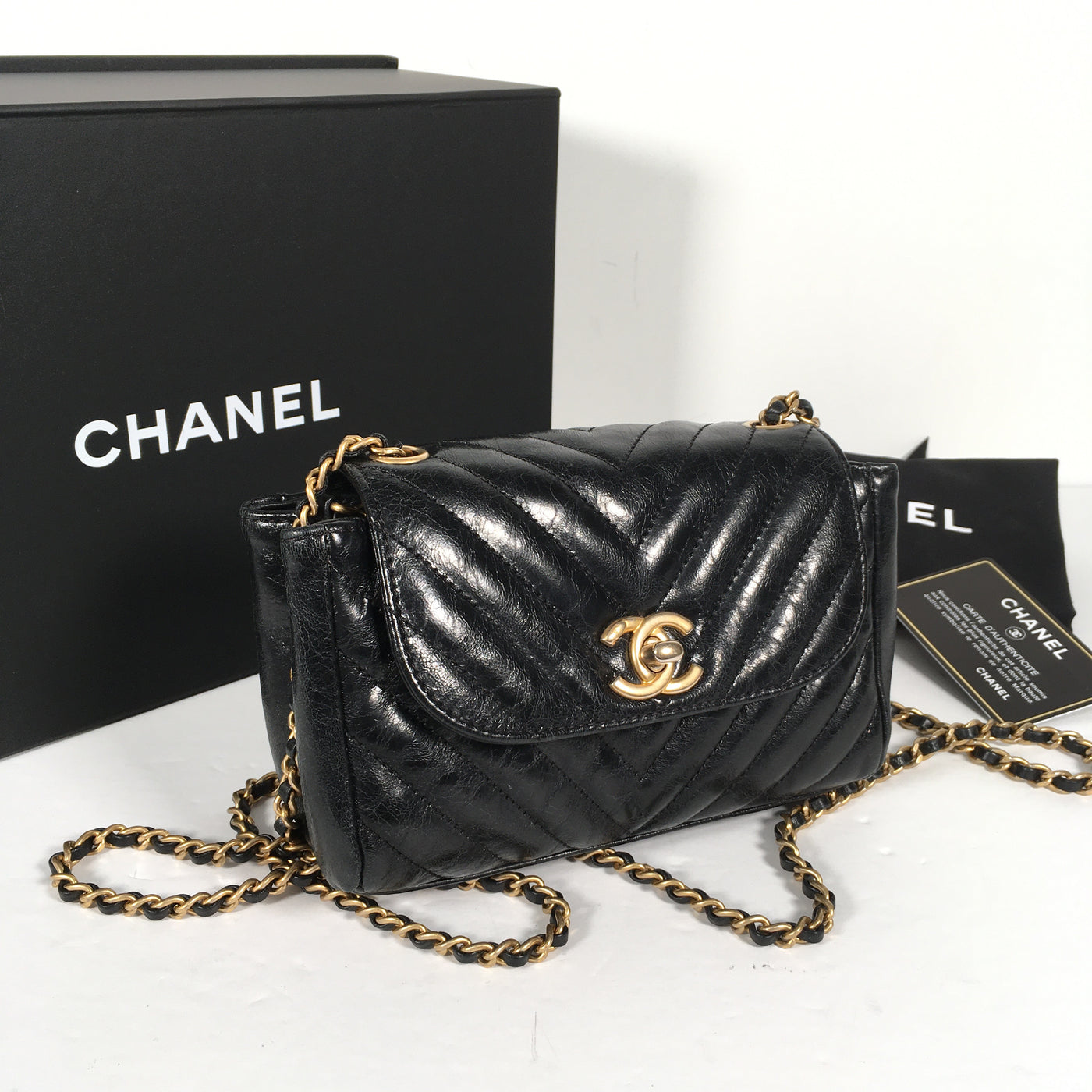 Chanel Chevron Mini Flap