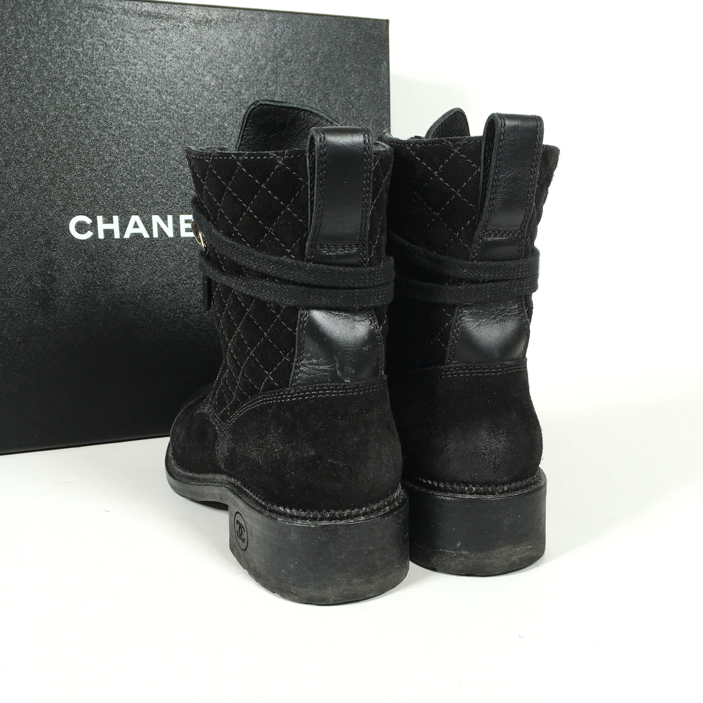 Chanel Combat Boots