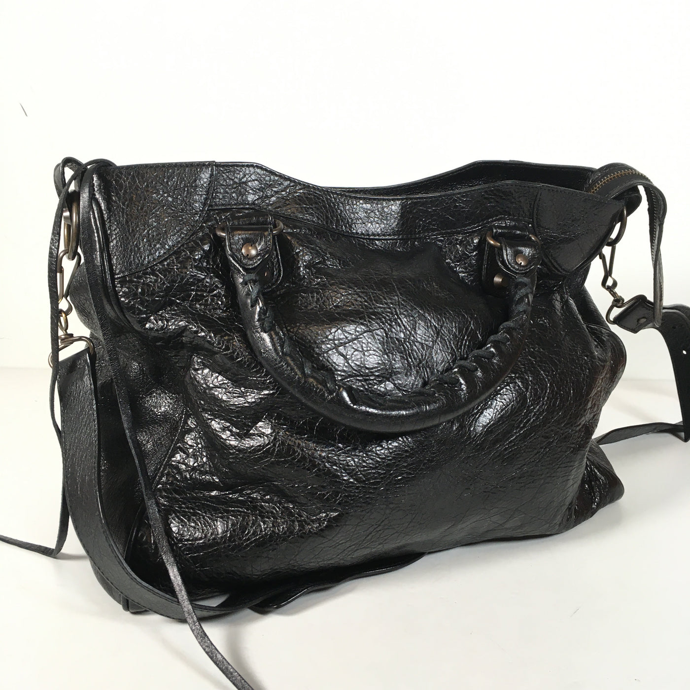 Black Balenciaga Velo Bag