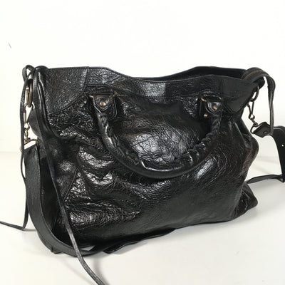 Black Balenciaga Velo Bag