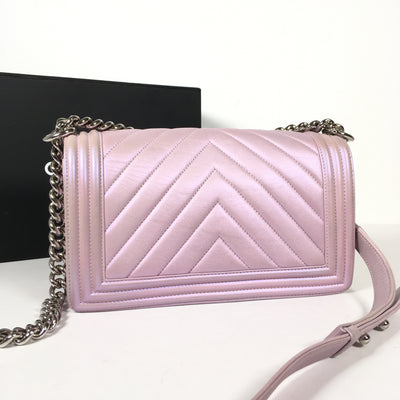 Chanel Chevron Boy Bag