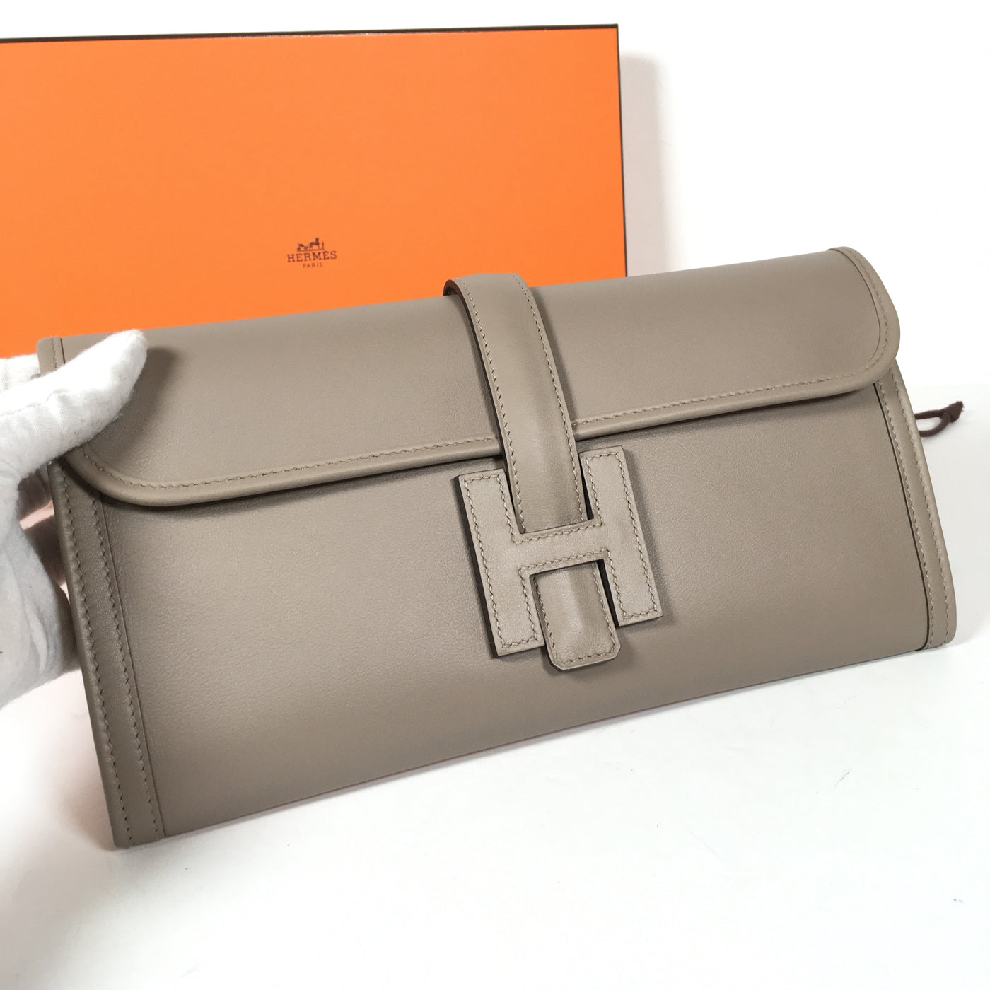 Hermès Jige Elan Clutch