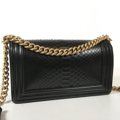 Chanel Python Boy Bag