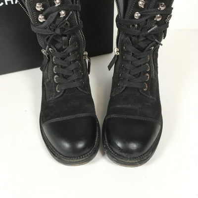 Chanel Combat Boots