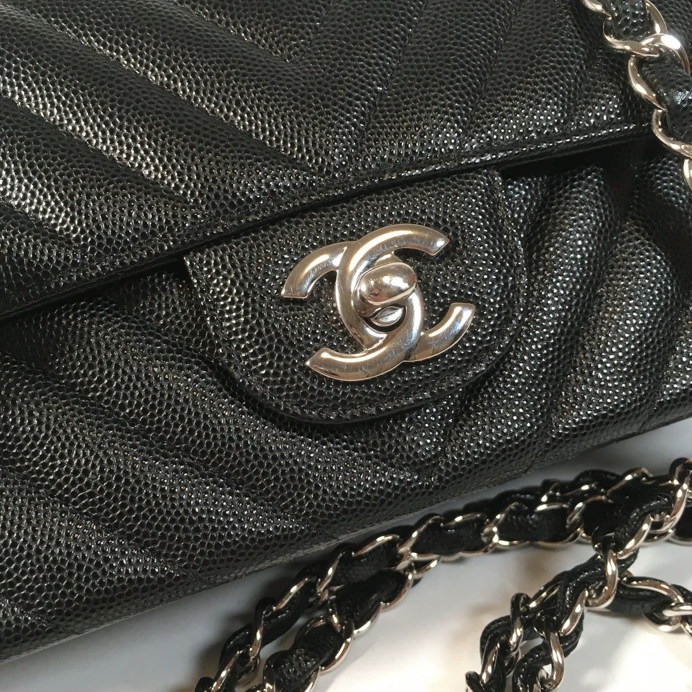 Chanel Chevron Mini Rectangle