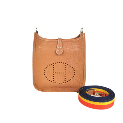 Hermes Mini Evelyne in Brown 