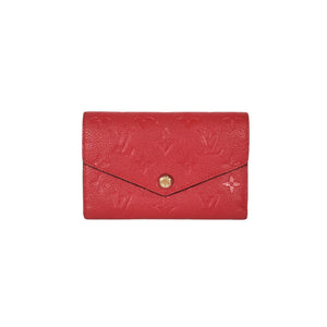 Louis Vuitton Curieuse Wallet in Red 