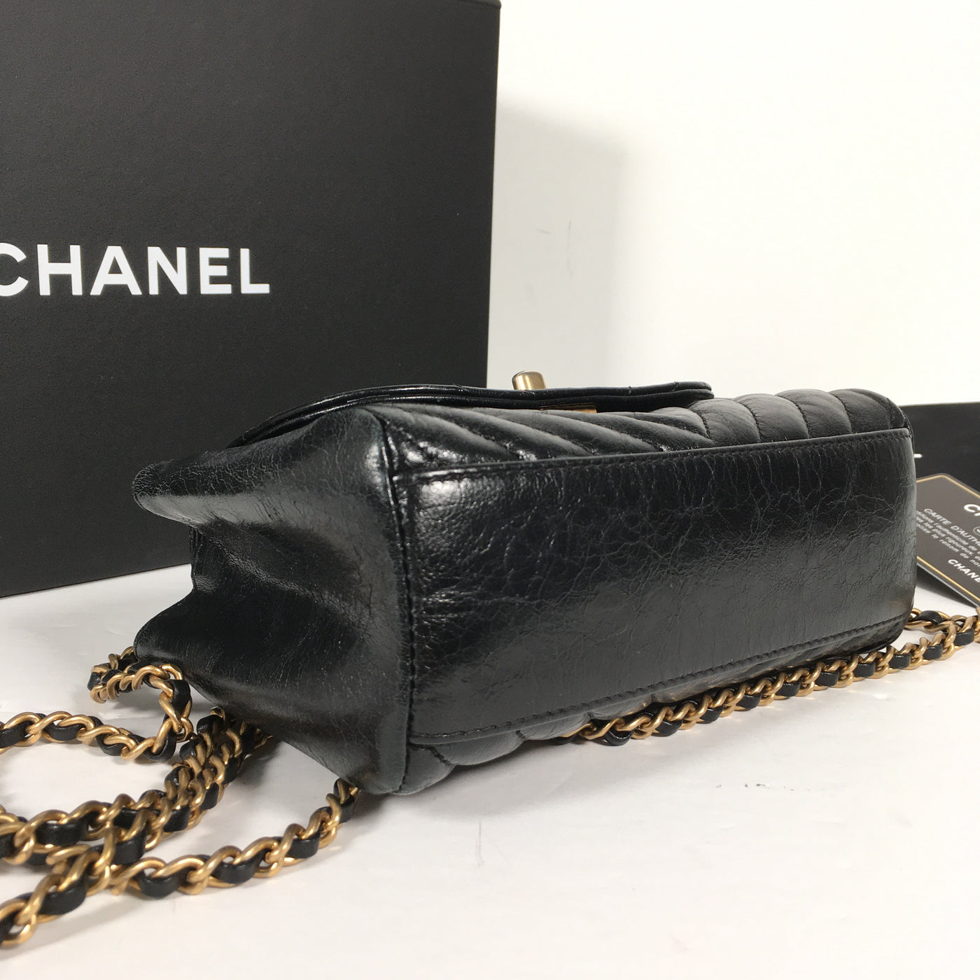 Chanel Chevron Mini Flap