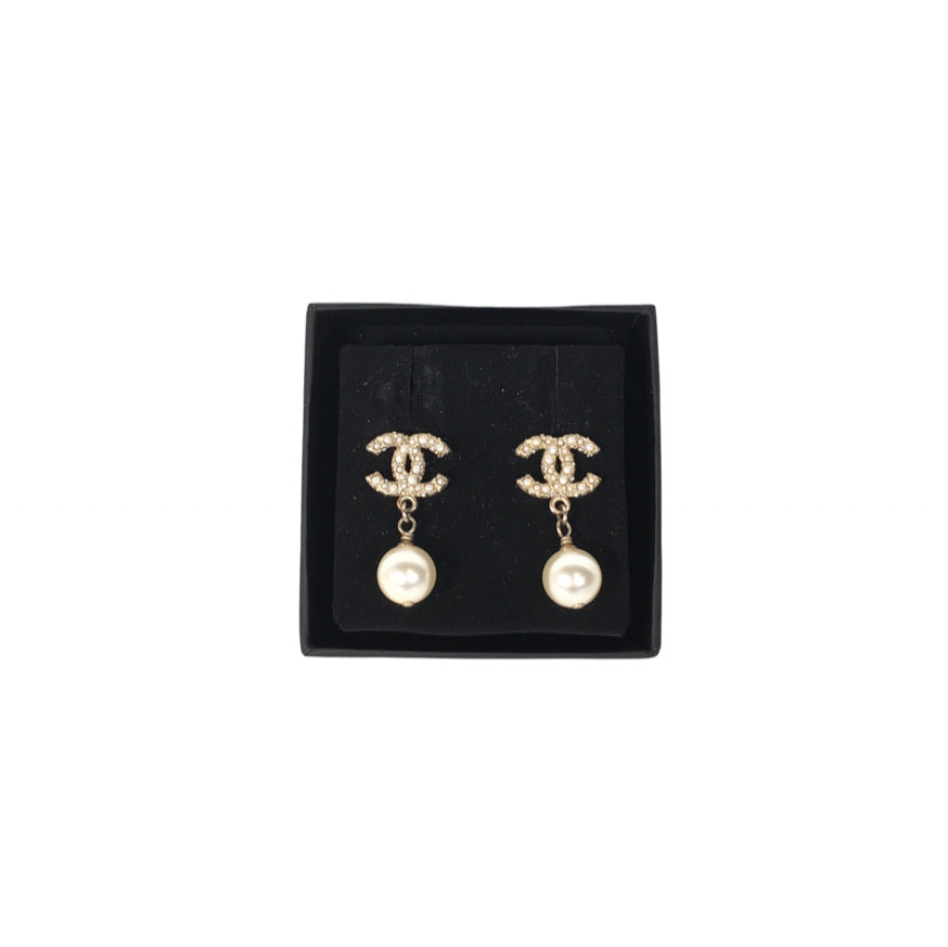 Chanel Pearl Earrings