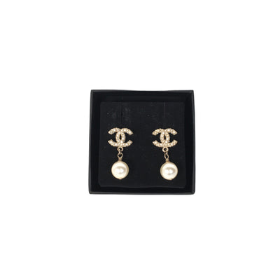 Chanel Pearl Earrings