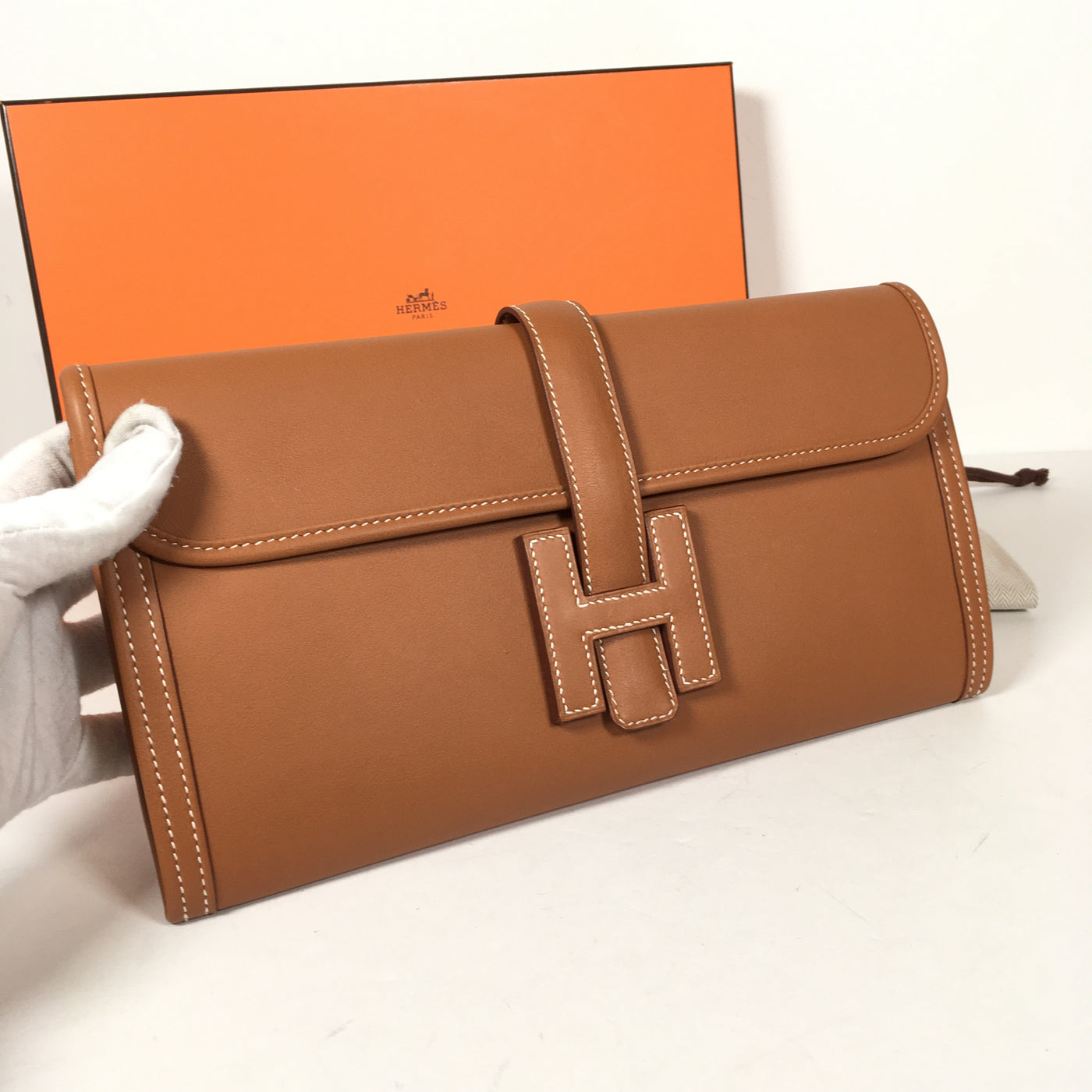 Hermès Jige Elan Clutch