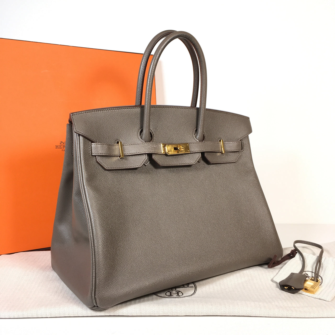 Hermès Birkin Bag gray etain