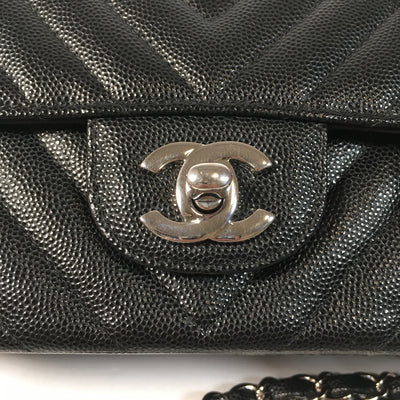 Chanel Chevron Mini Rectangle