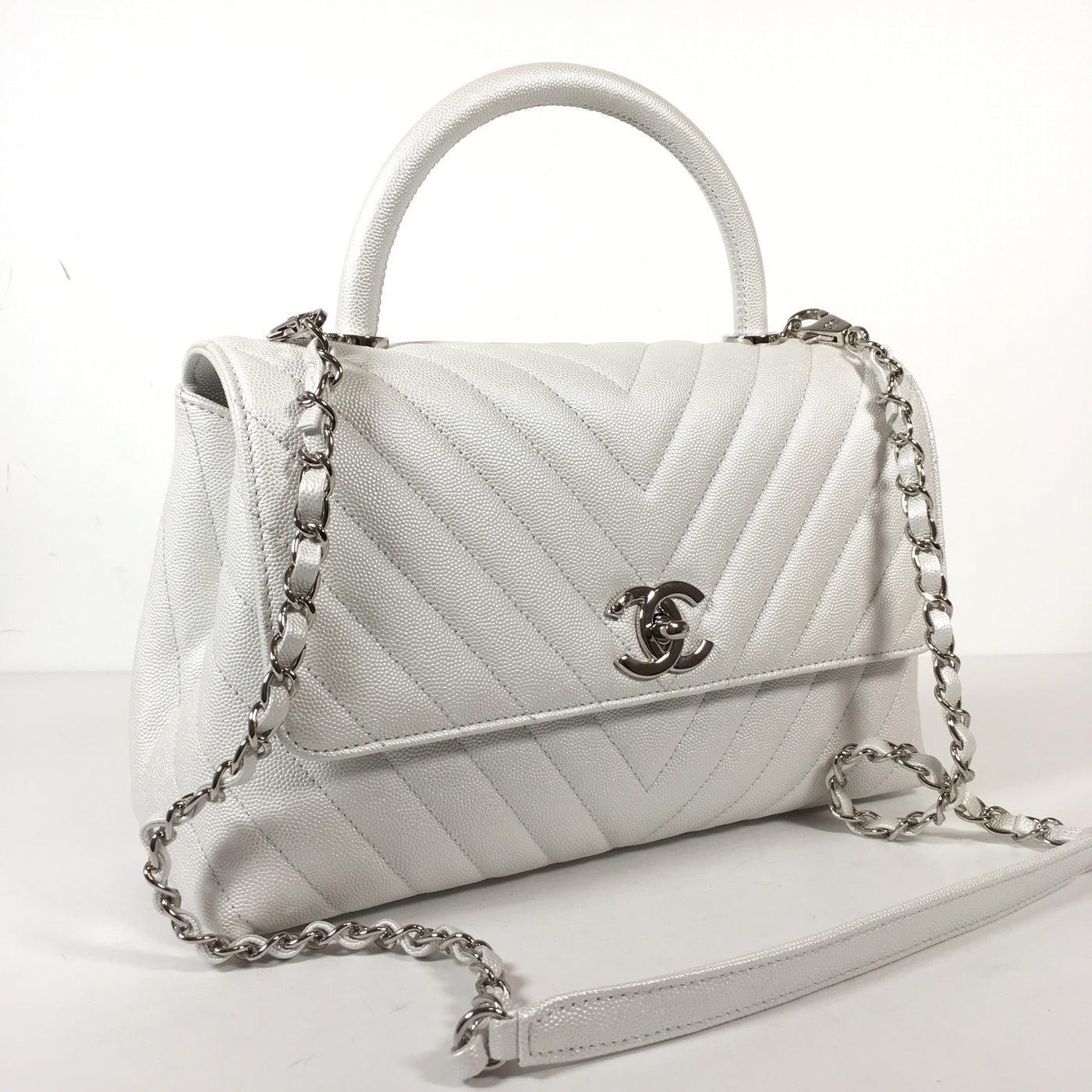 Chanel Chevron Cocohandle