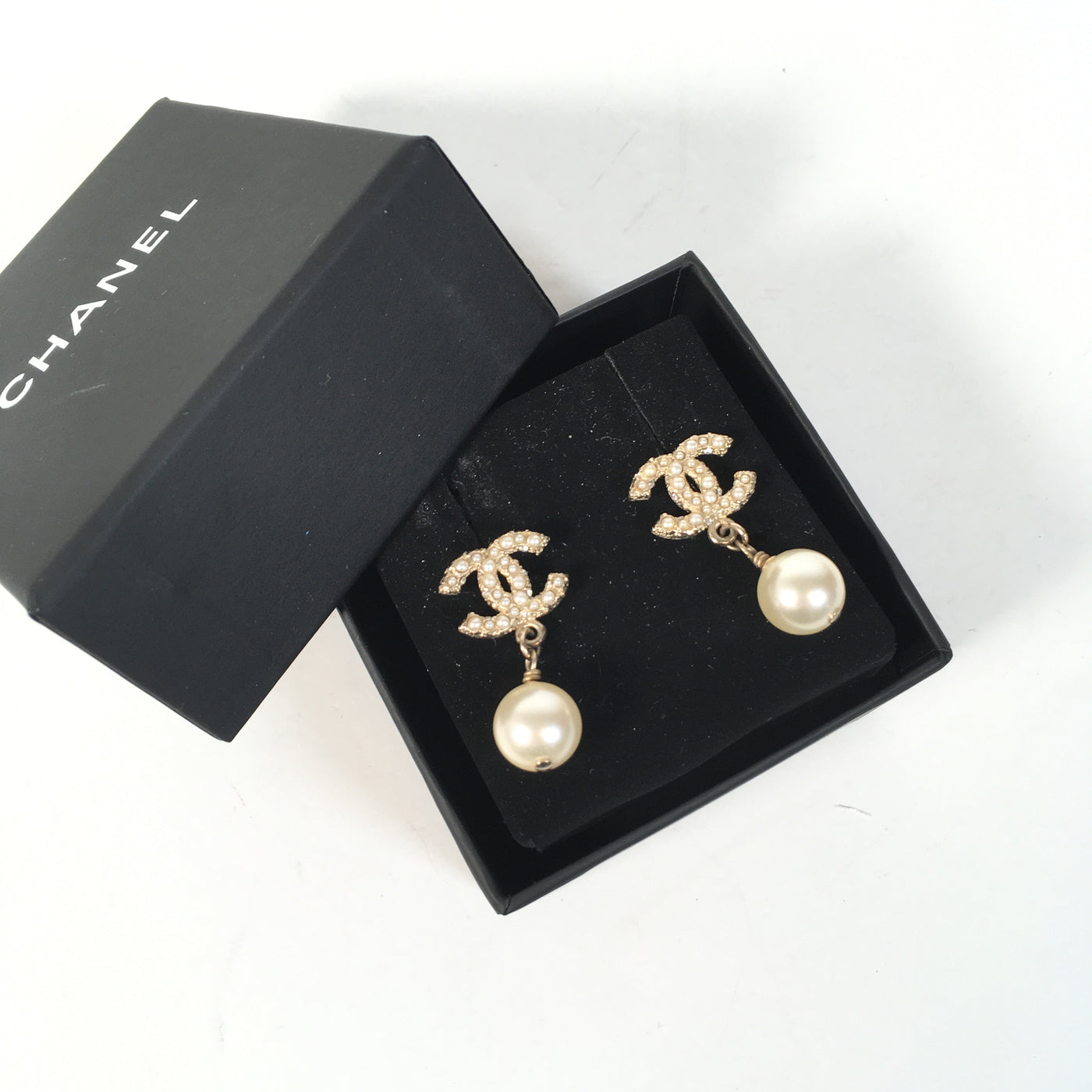 Chanel Pearl Earrings