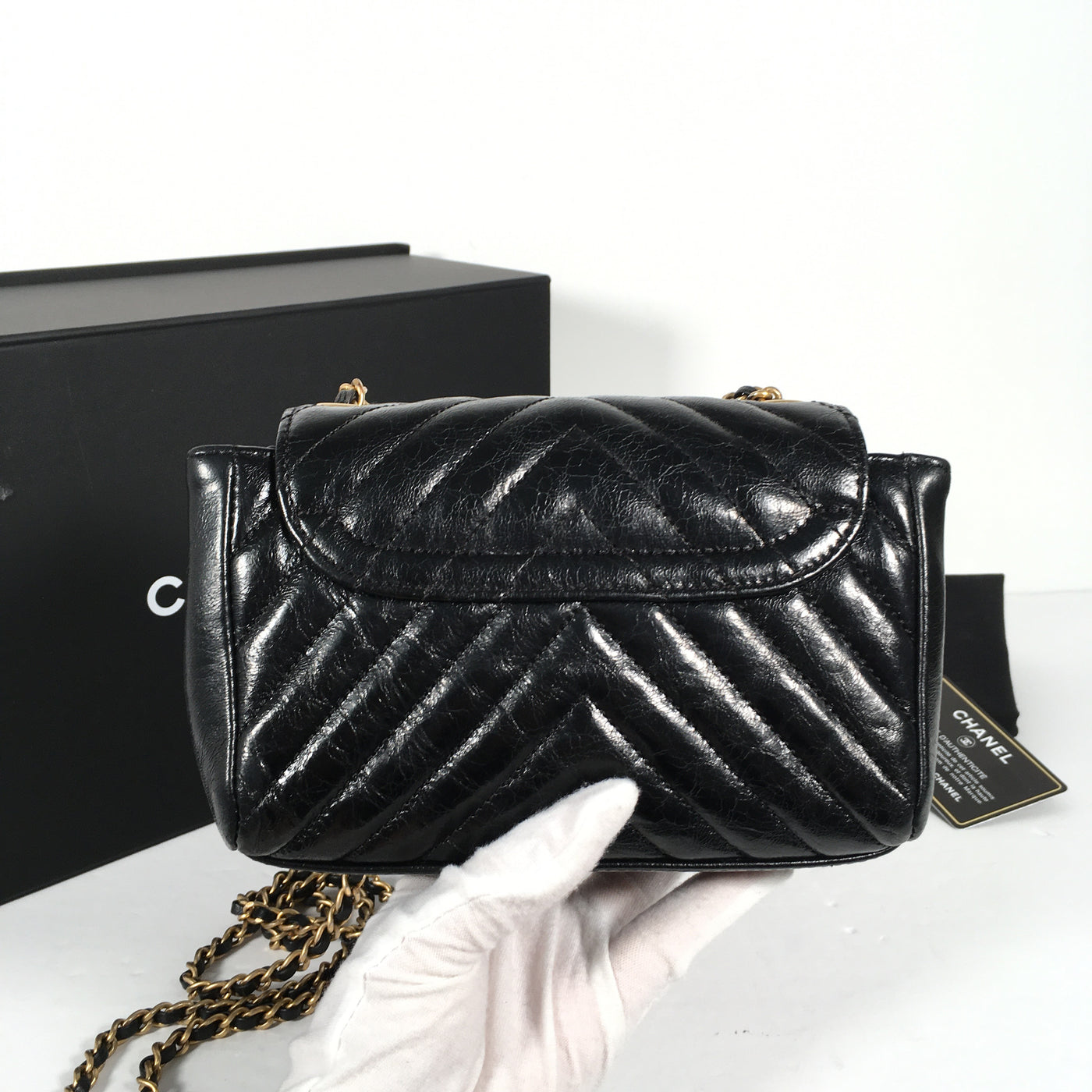 Chanel Chevron Mini Flap