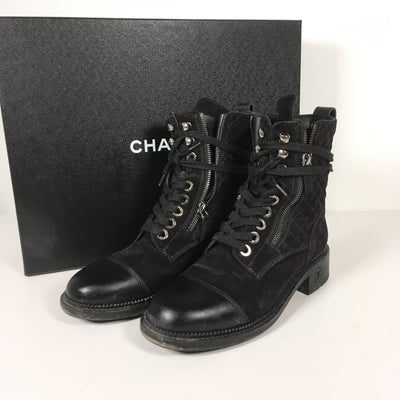 Chanel Combat Boots