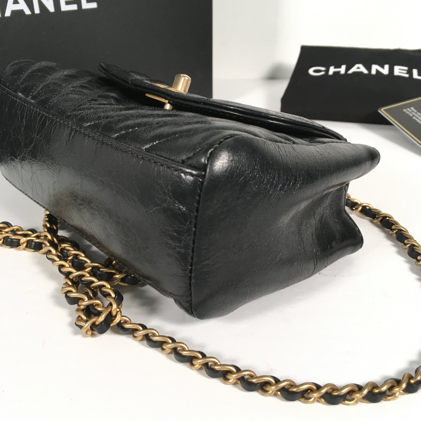 Chanel Chevron Mini Flap