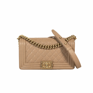 Chanel Boy Bag in Beige 